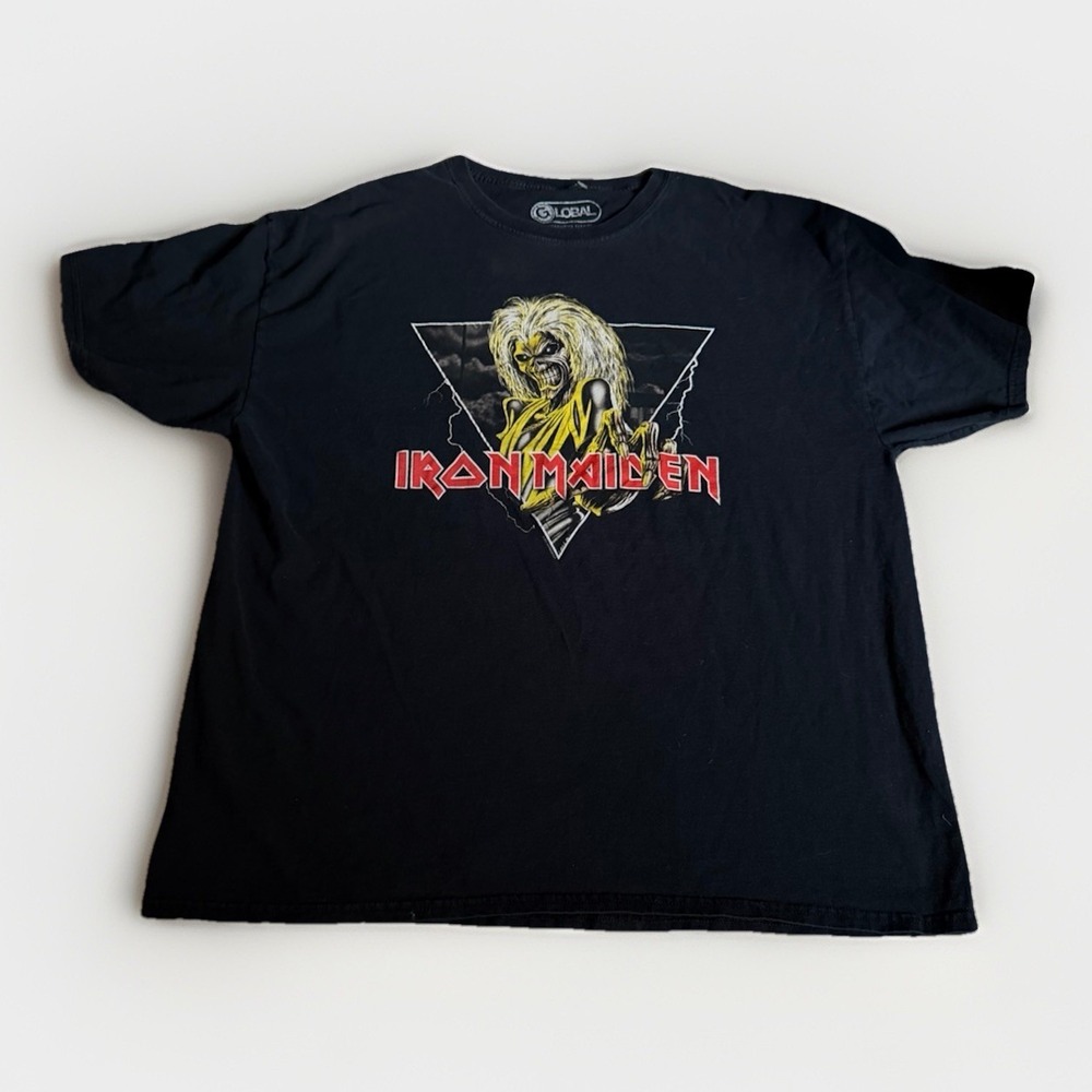 Iron Maiden Eddie Graphic T Shirt XL Black Band Tee 2022 Cotton‎ Rock Metal